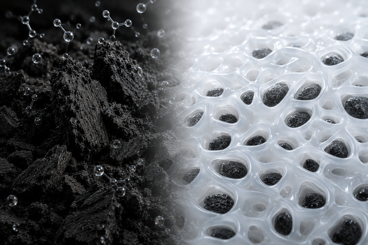 Hydrophobic polymer encapsulation